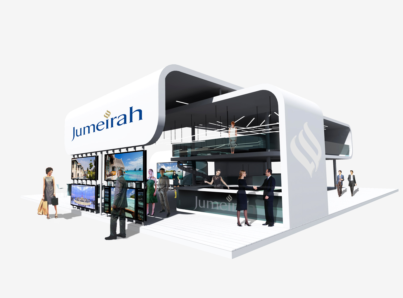 Jumeirah Exhibition Stand Perspective 3